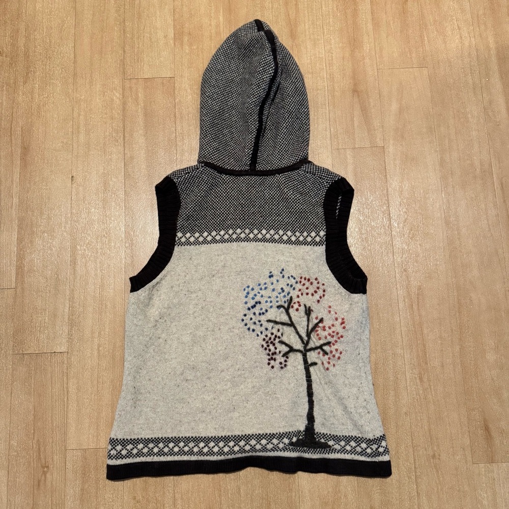 Eddie Bauer Hooded Knit Vest